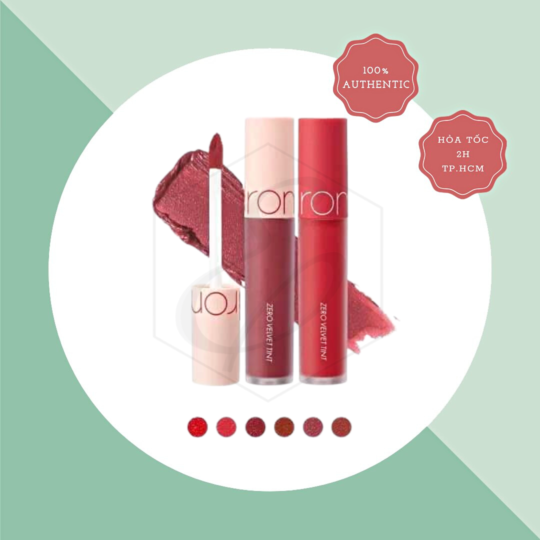 [New 2020] Son Kem Lì Romande Zero Velvet Tint Ver 2